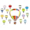 Carson Dellosa Hot Air Balloons Bulletin Board Set 110163 - alternate 1